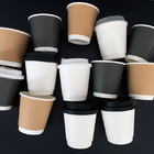 Colore su ordinazione eliminabile degradabile caldo doppio di dimensione della tazza di carta di PLA del caffè