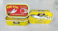 sardine inscatolate del peso netto 125g in nutrizione ricca dell'olio vegetale varia