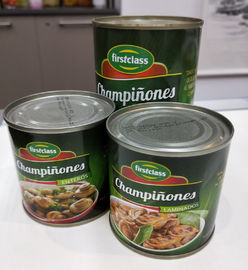 Gli alimenti a rapida preparazione hanno inscatolato il fungo del fungo prataiolo/gusto naturale d'inscatolamento dei funghi selvaggi