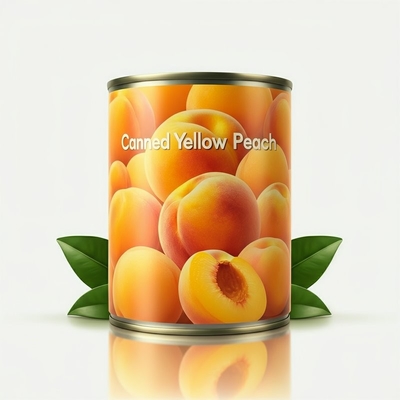 Stabili in scatola Frutta gialla in scatola Pesche con etichetta privata