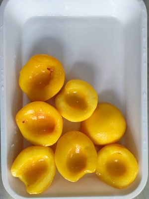 Etichetta privata Acceptabile Pesche gialle in scatola con grado A e 14-17% Brix