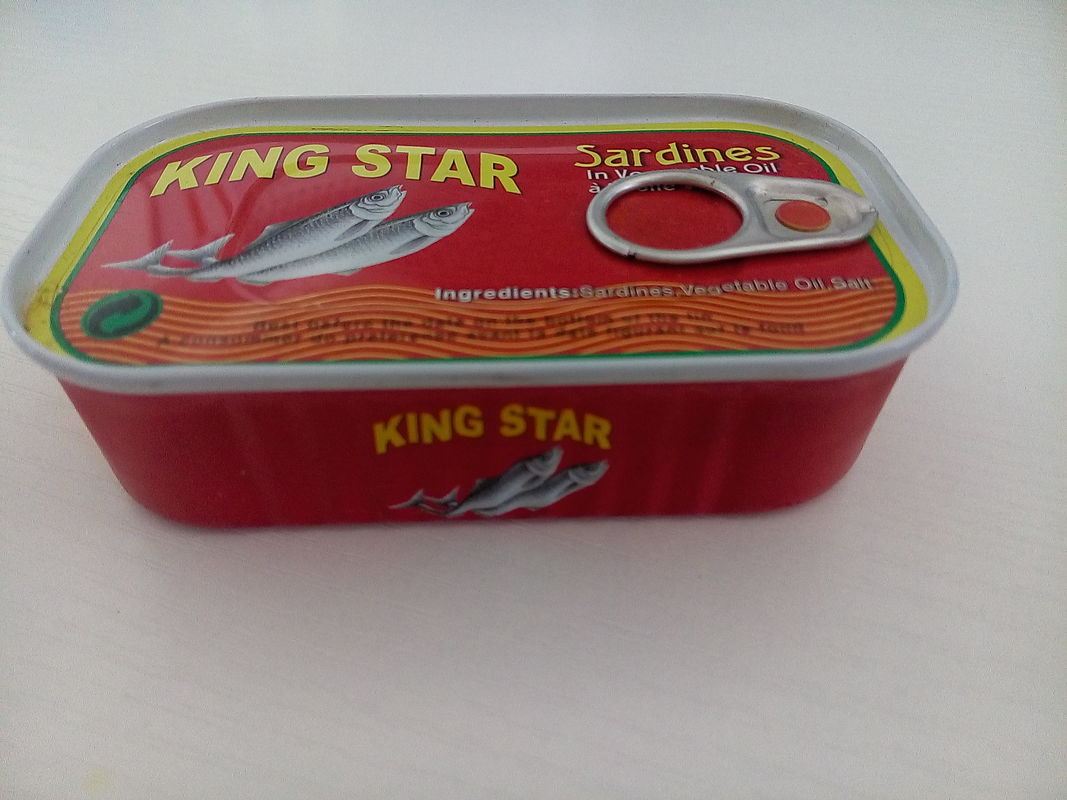 Sardine senza pelle senz'ossa del sodio basso/sardine inscatolate più sane in salamoia