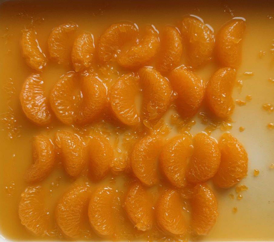 2500 g di zucchero vegano mandarino arancione in scatola senza glutine 0,2-0,6 acido totale