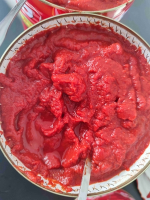 Trattamento a vapore Salsa di pomodoro in scatola 100% Tomato fresco Materia prima