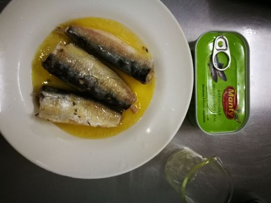 Sardine in olio vegetale, lattina da 155g, conveniente