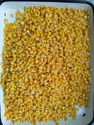 Corno dolce in scatola giallo chiaro ideale per lo stoccaggio a grandi dimensioni e per una facile manipolazione nell'industria alimentare