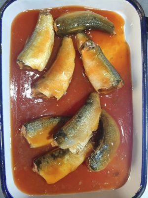 125 g di pesce conservato di sardine con elevato contenuto proteico