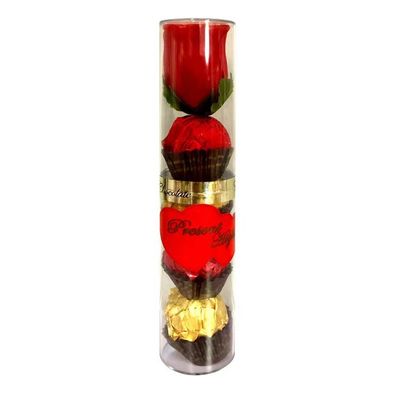T.4 ROSE CYLINDER Prodotto di fiducia Cioccolato composto per supermercati